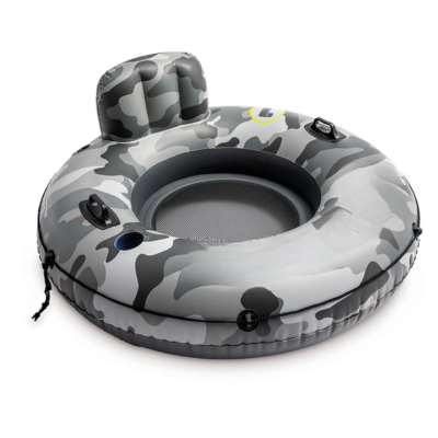 1 Inflatable Pool Ring Float with Cup Holder